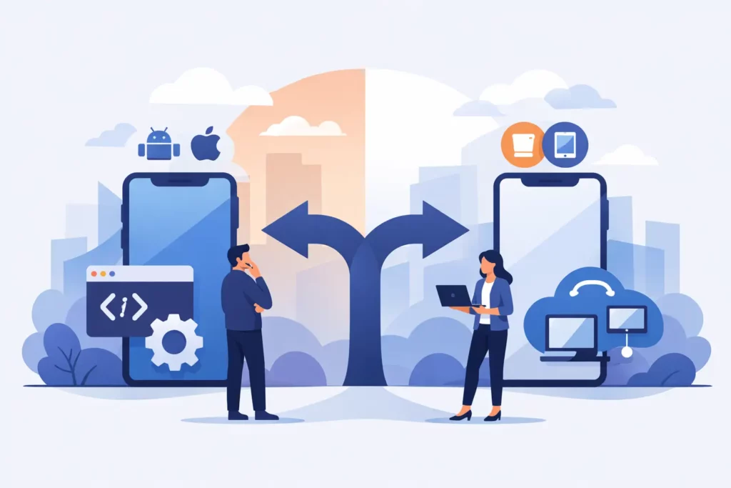 Développement natif ou cross plateforme, le choix