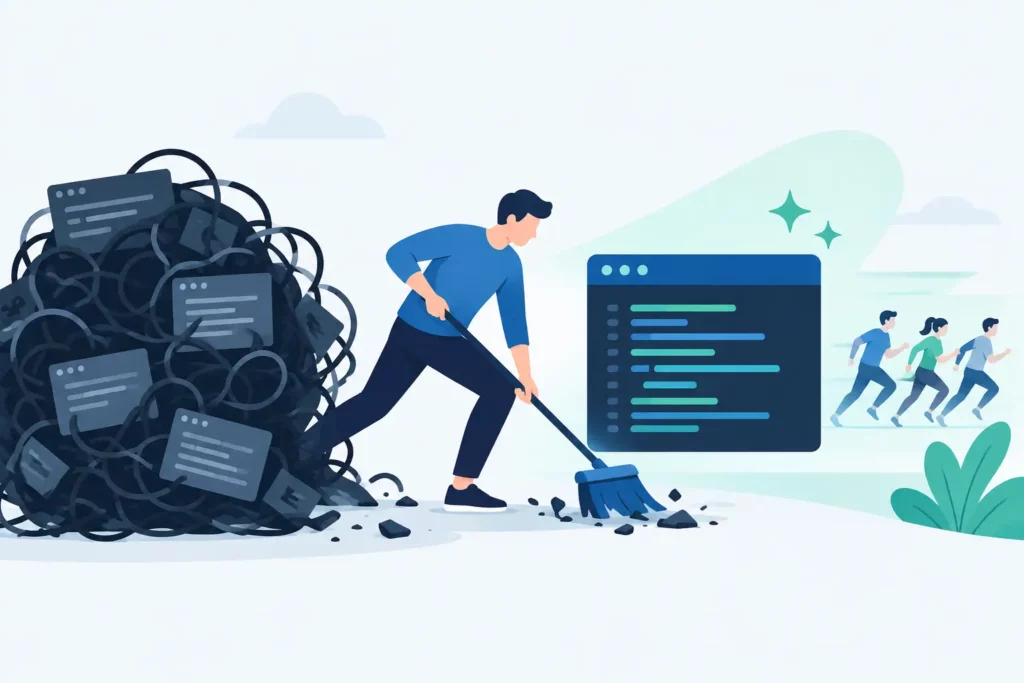 Réduire la dette technique applicative sans freiner